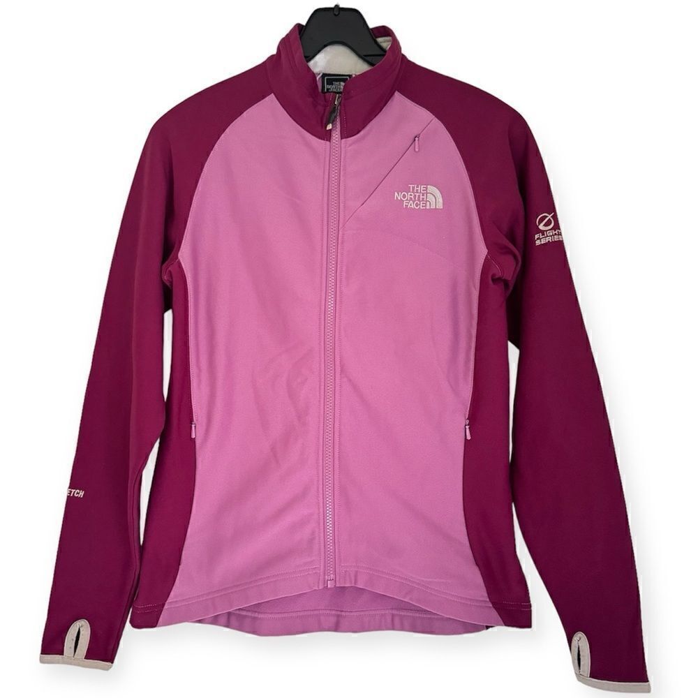 NORTH FACE Flight Series Stretch Softshell Fullzip Jacket Size Small